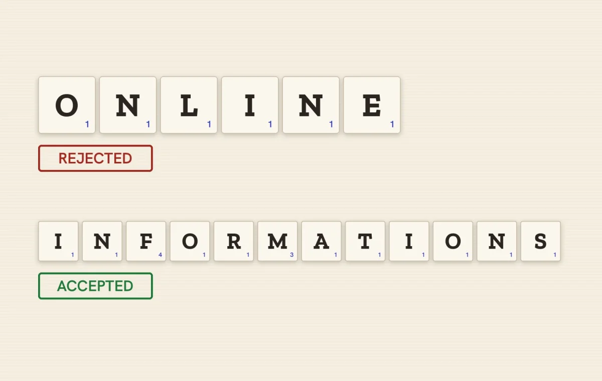 The Words You Can't Play: Answers to the Rejections Players Ask About