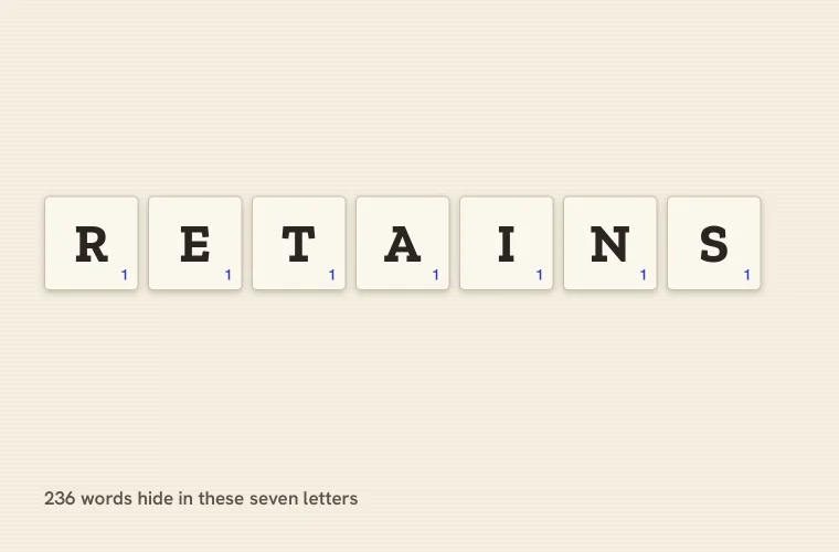 How to Find the Words Hidden in a Set of Letters